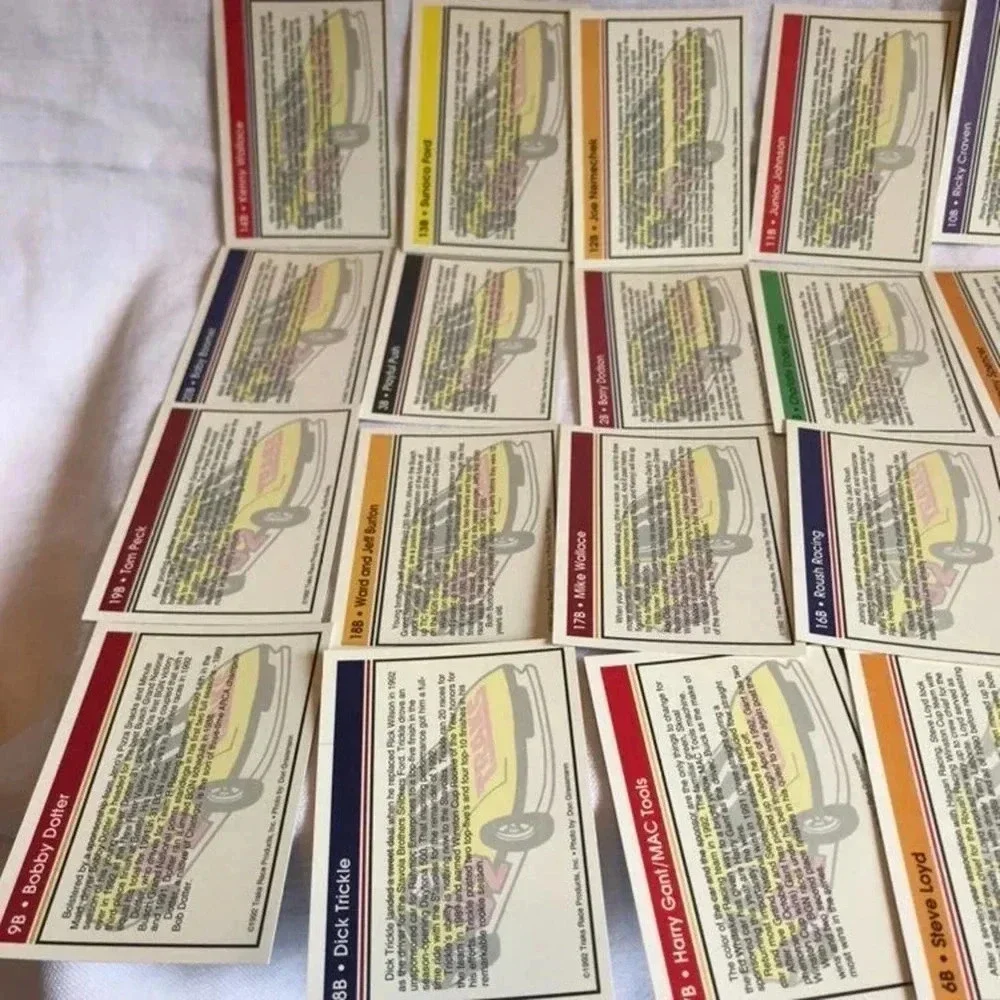 20 Pieces Vintage Ford 1991 Card Collection